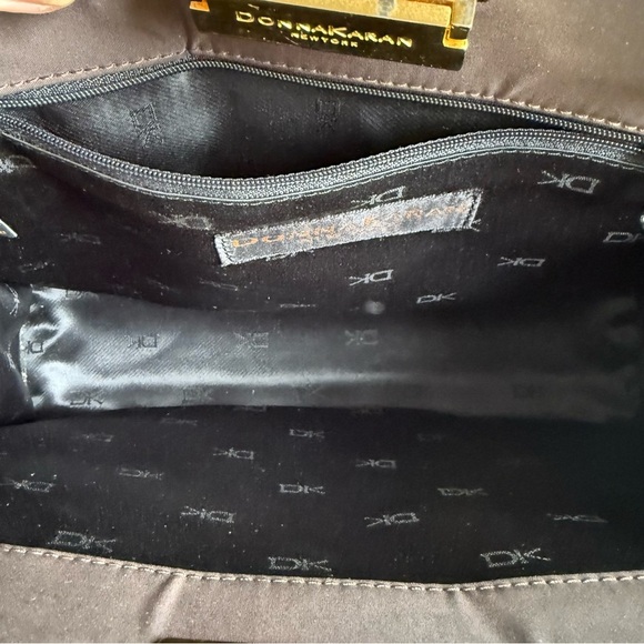 VTG Donna Karan Shoulder/Crossbody Bag~Brown - Picture 12 of 12